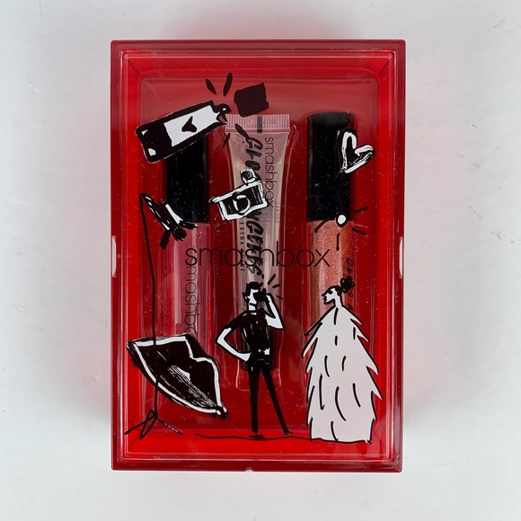 Smashbox Gloss Angeles Trio Set Lip Gloss Makeup - Picture 2 of 7